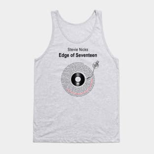 EDGE OF SEVENTEEN LYRICS ILLUSTRATIONS Tank Top